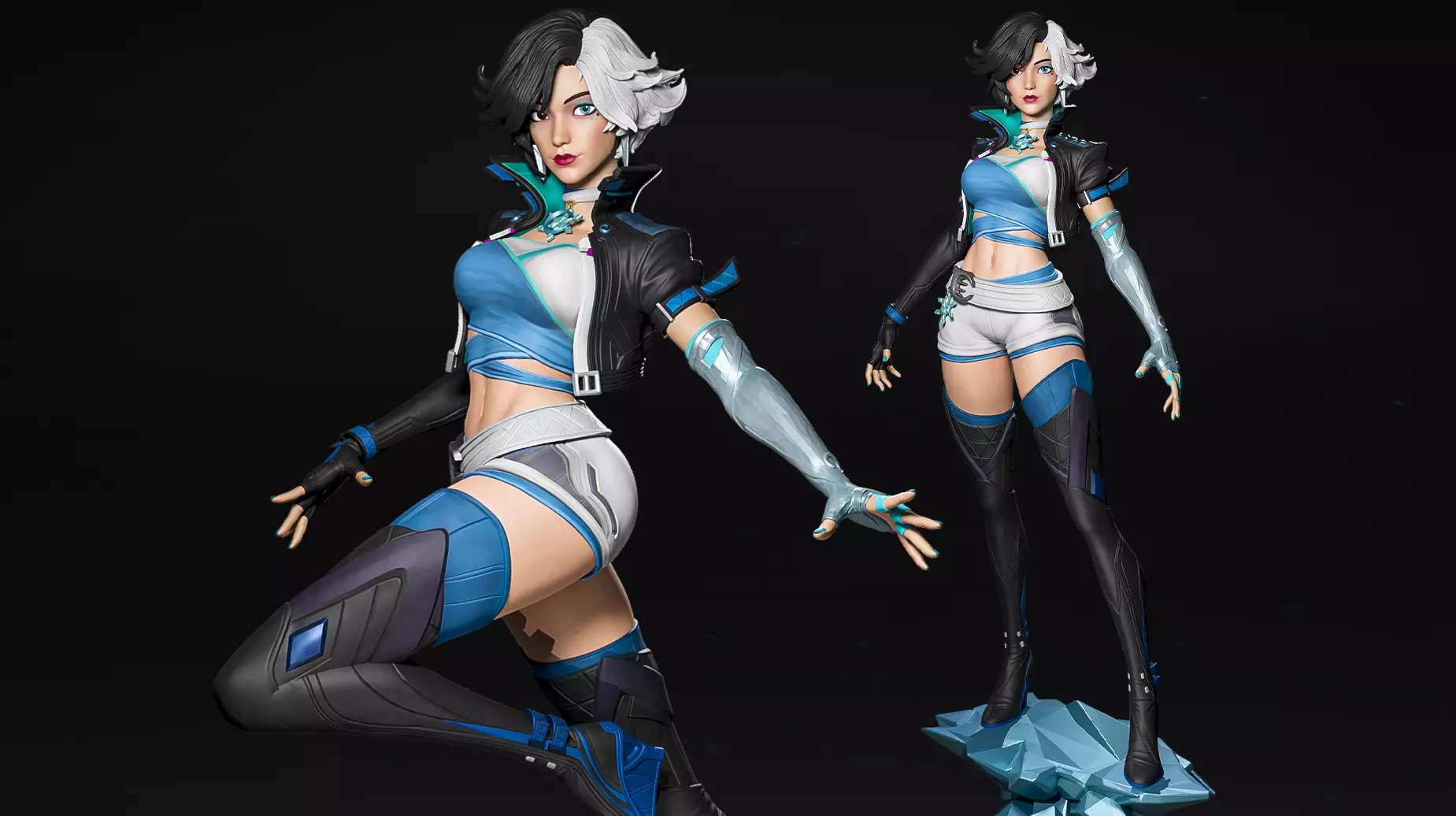 Marvel Rivals - Luna Snow - Fan Art -  3D print model_0