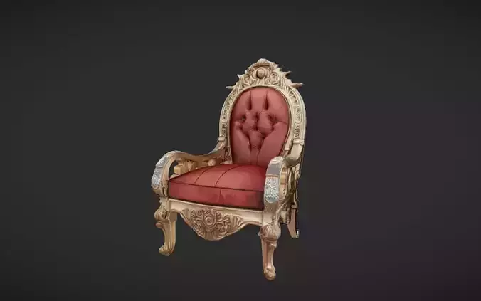 ornate luxury armchair