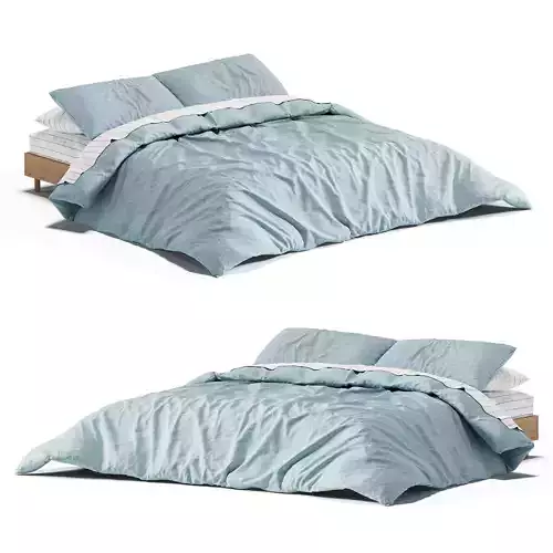 European Linen Duvet Cover Lake