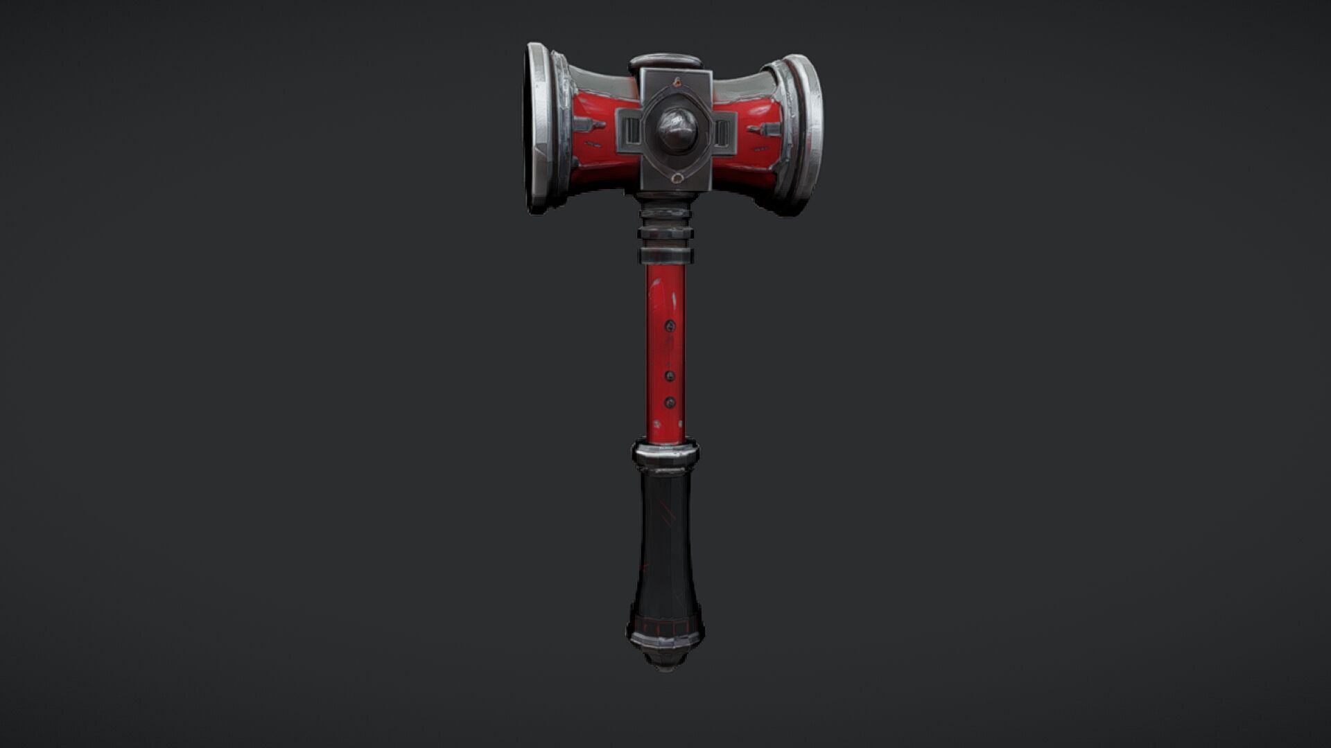fantasy war hammer 3D model_19