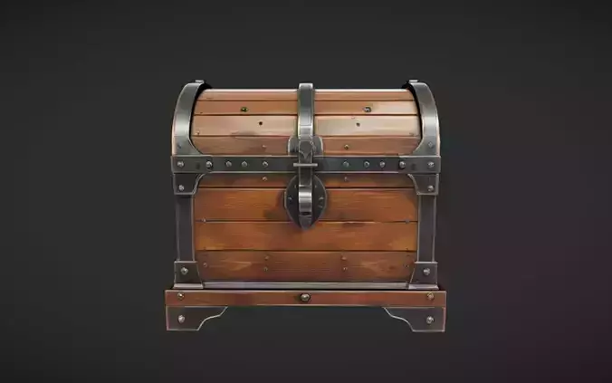 wooden treasure chest