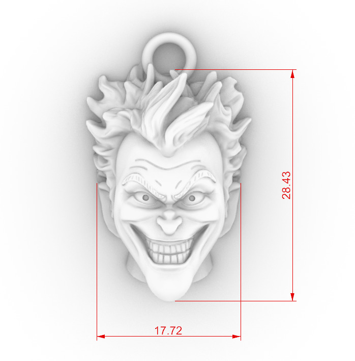 Dije Joker 3D print model_5