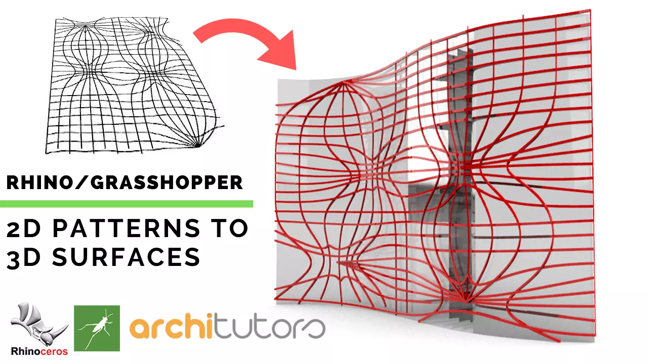 Parametric Pattern Design Grasshopper Rhino Files Download 3D model