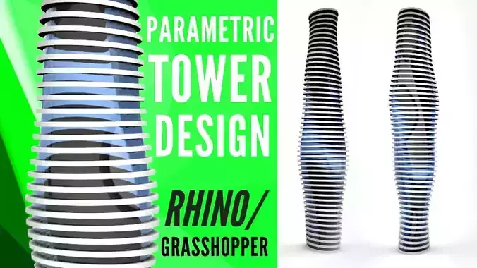 Aqua Towers Parametric Design Grasshopper Rhino Files Download