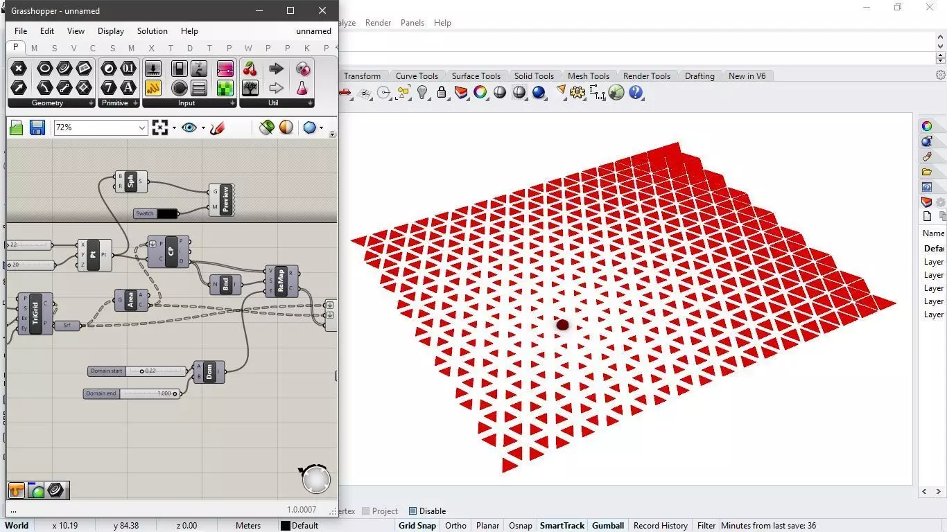 Attractor Point Script Parametric Grasshopper Rhino Download 3D model_0