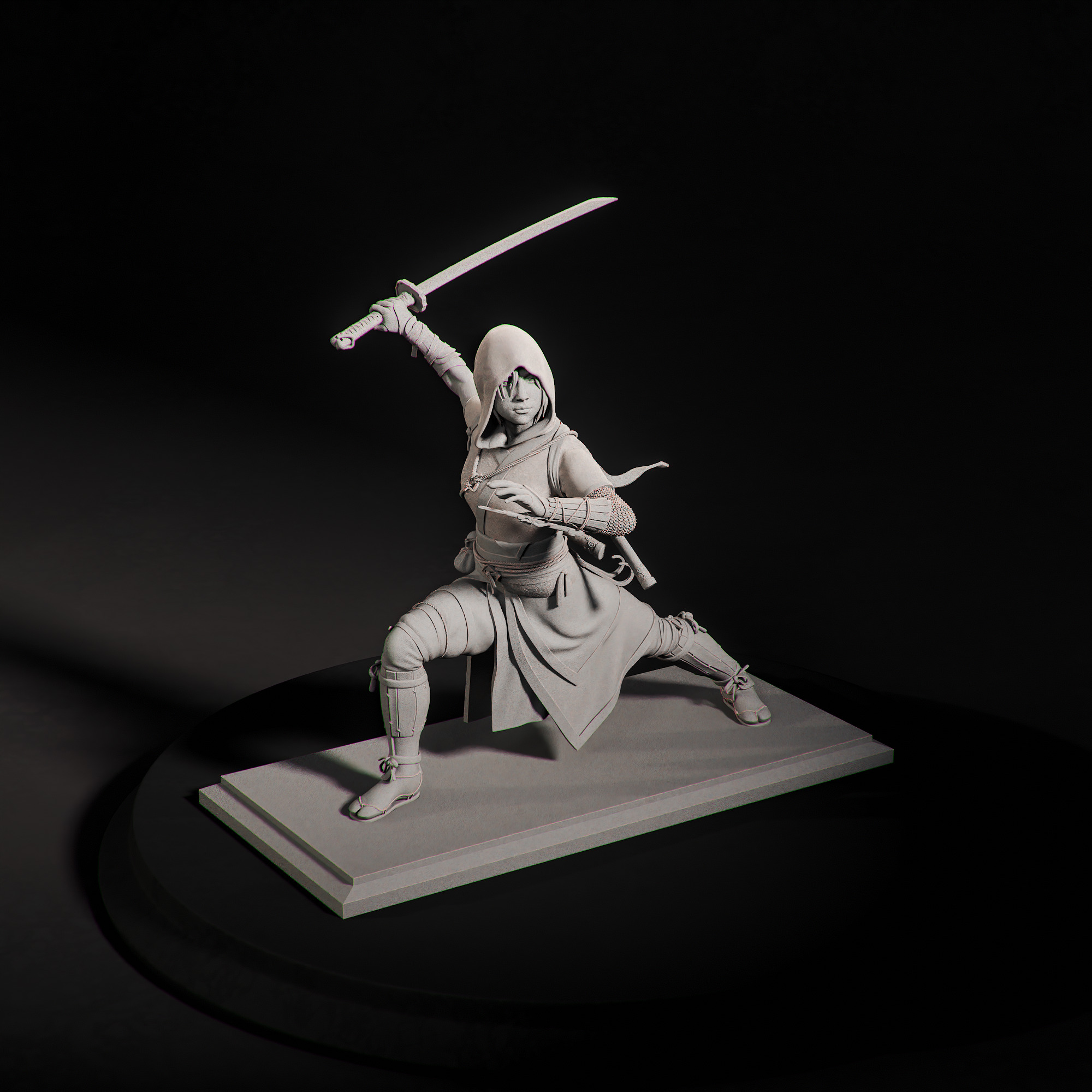 Naoe Assassins Creed Shadows FanArt 3D print model_1