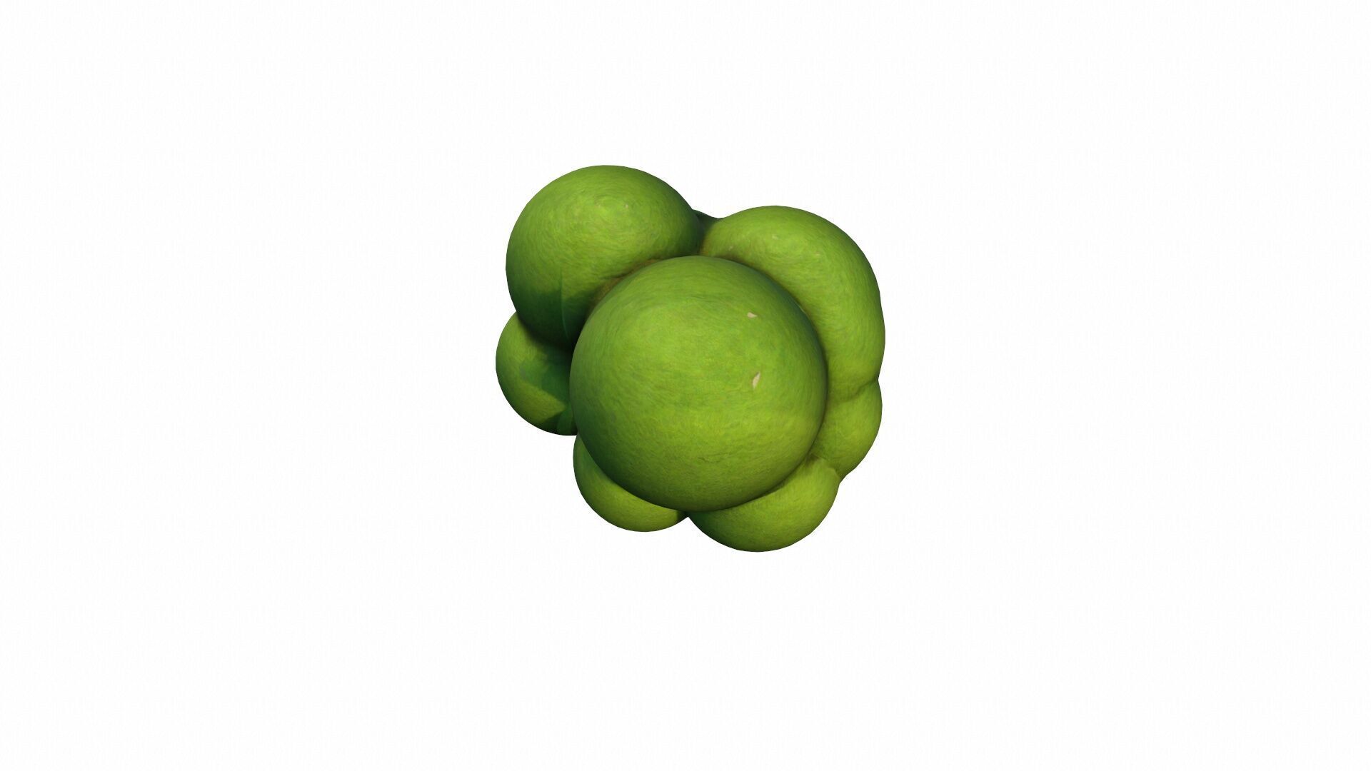 3d Render Forest And Nature Concept Cartoon Tree  3D model_3