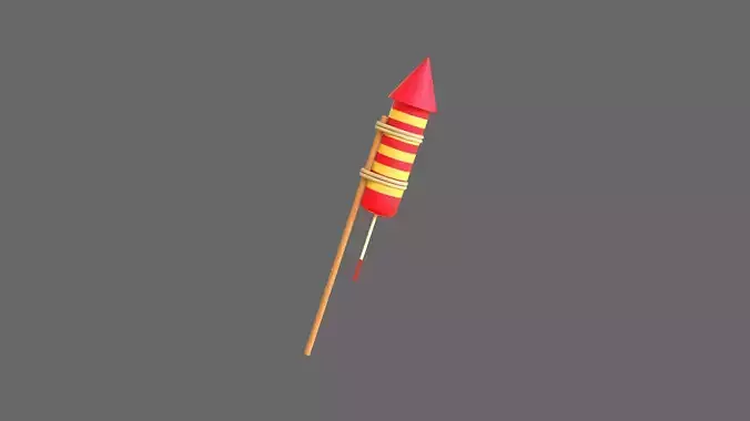 Firework rocket v006 