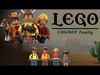 Rigged Lego Cowboy family Low-poly 3D model_1