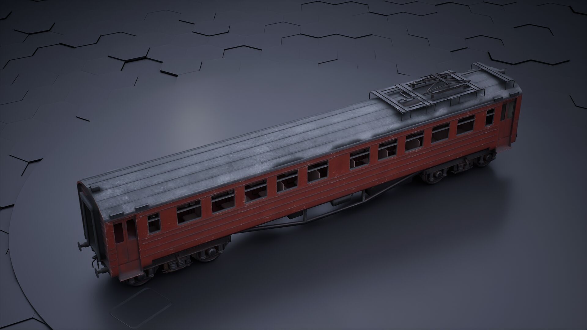 Train Wagon 3D model_29