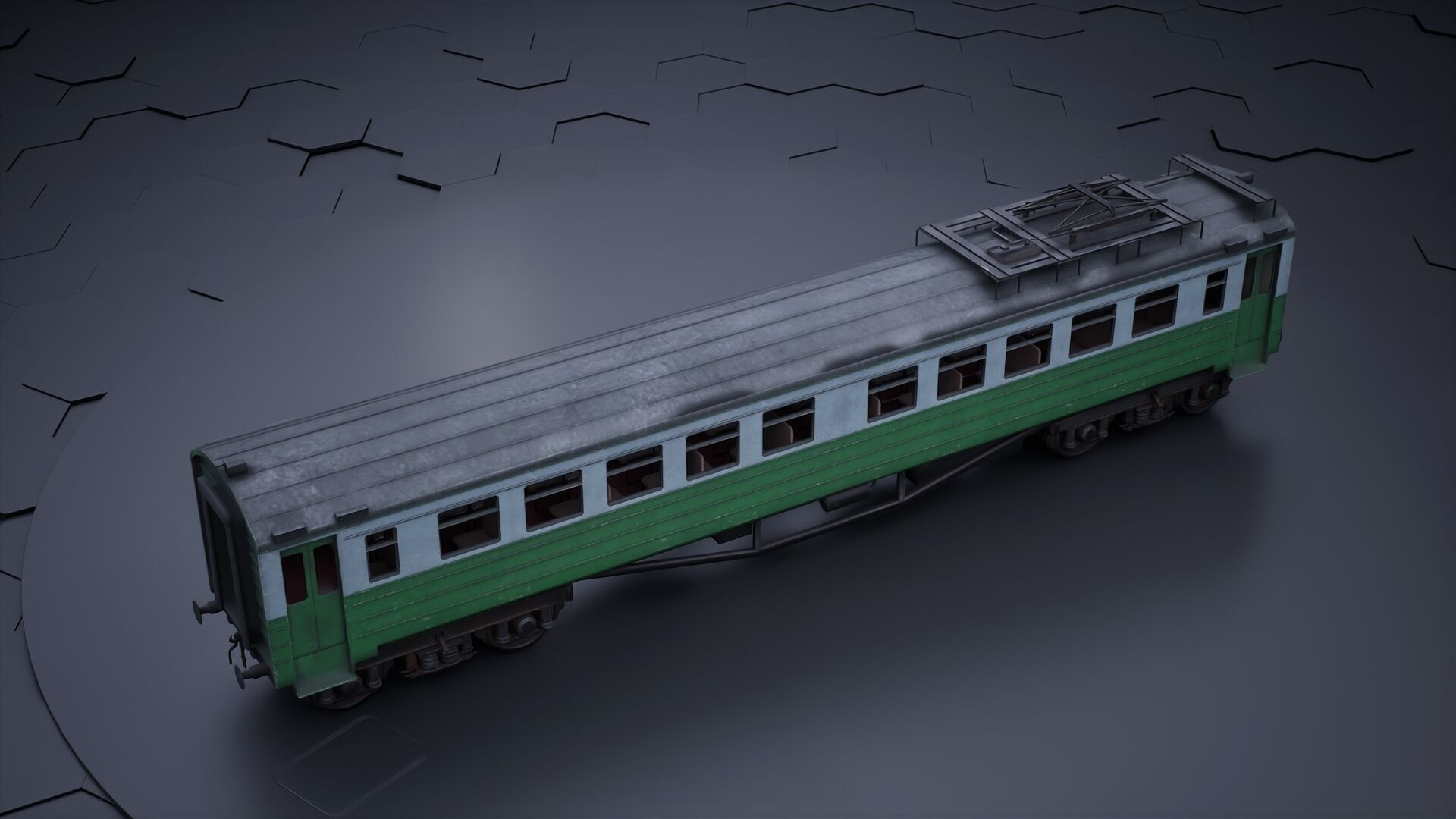 Train Wagon 3D model_19