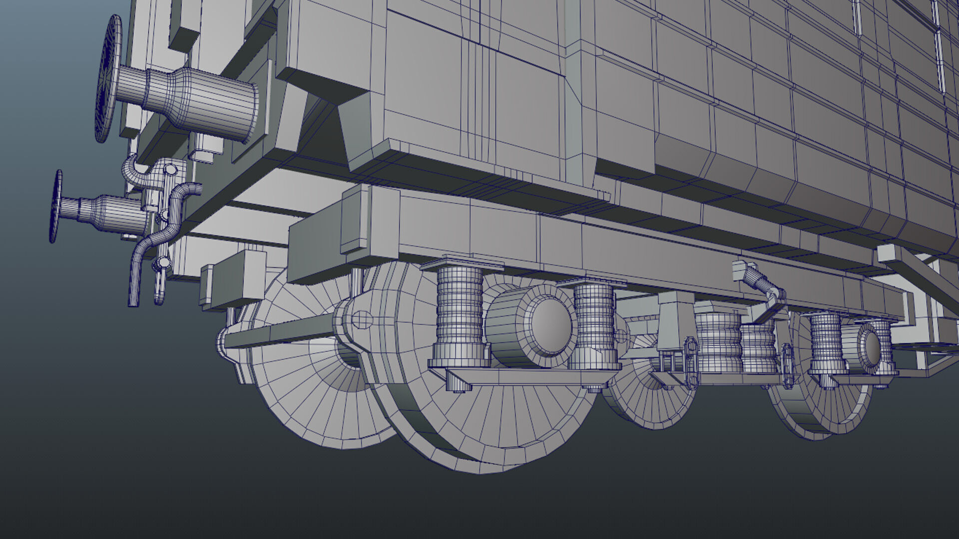 Train Wagon 3D model_13