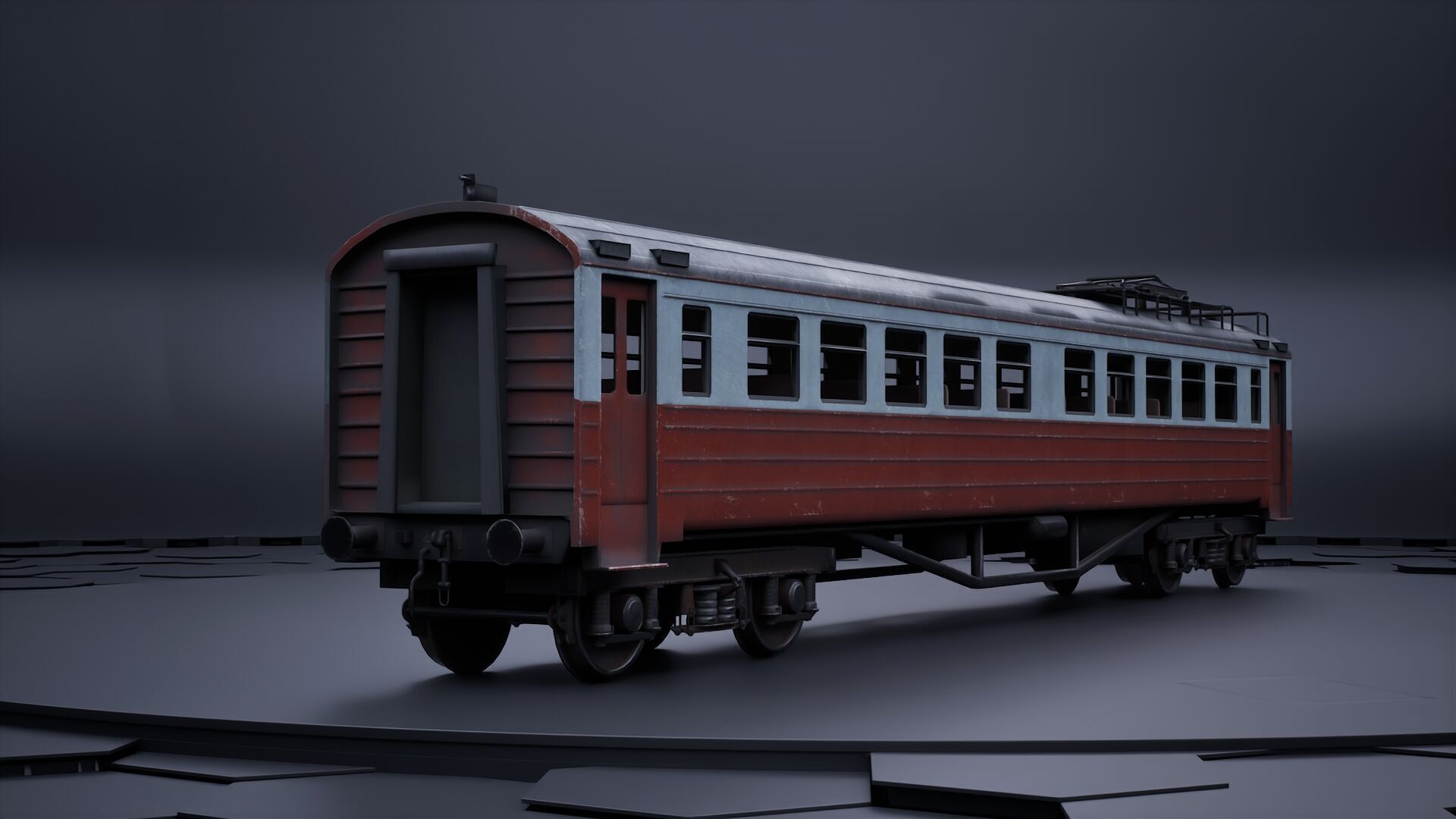 Train Wagon 3D model_3
