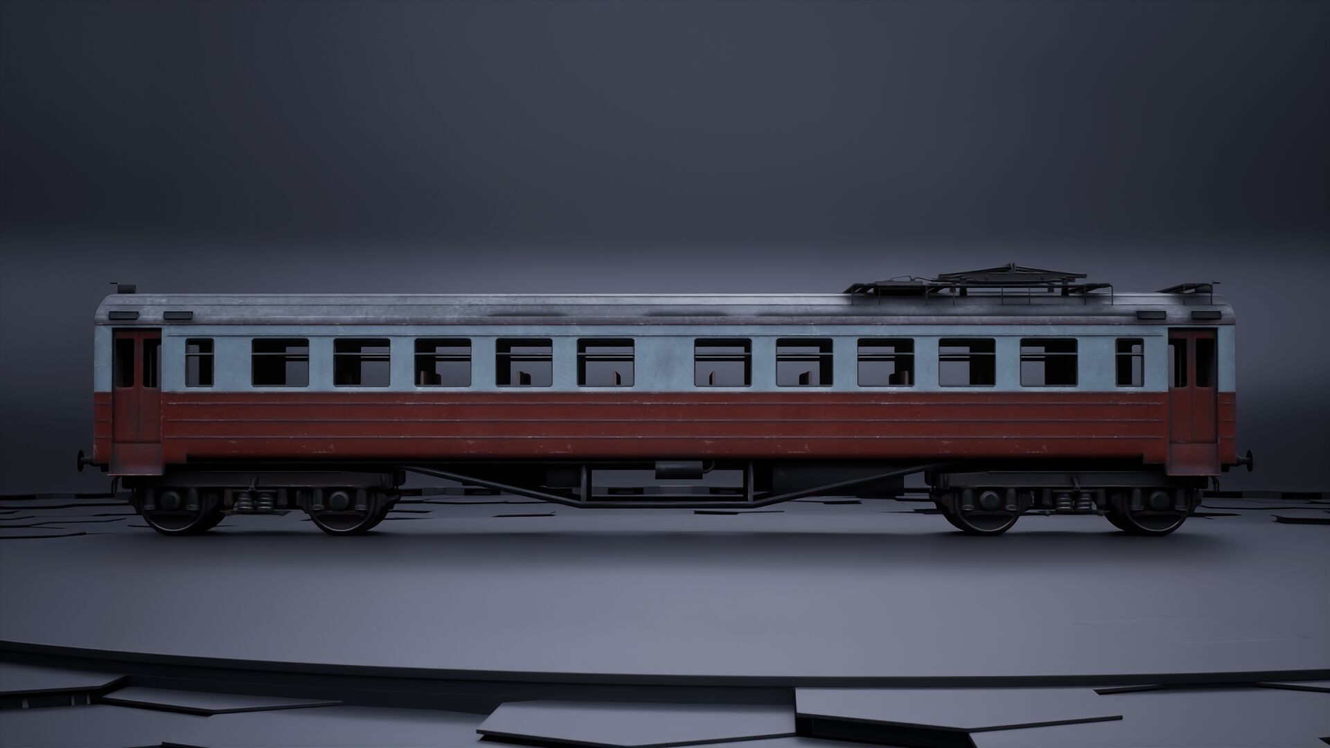 Train Wagon 3D model_4