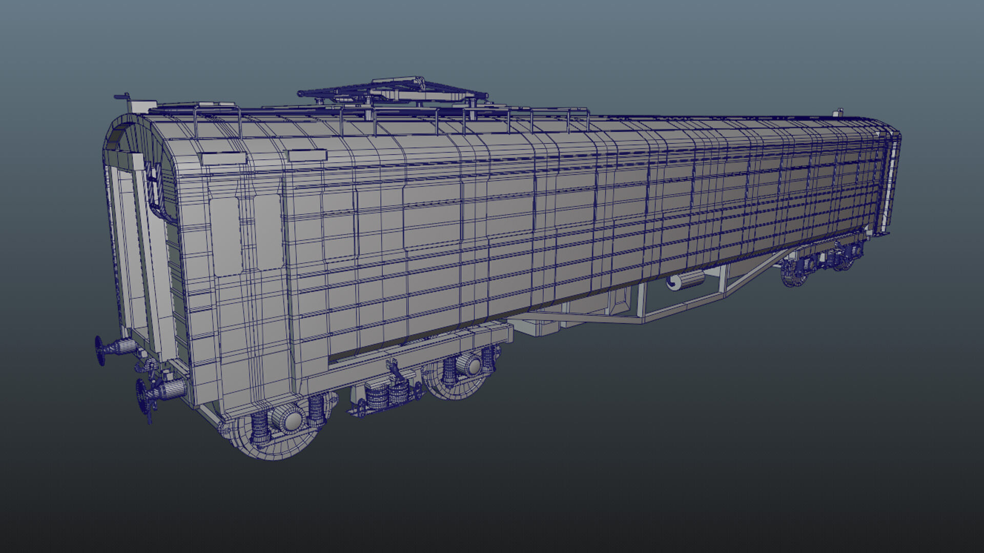 Train Wagon 3D model_14