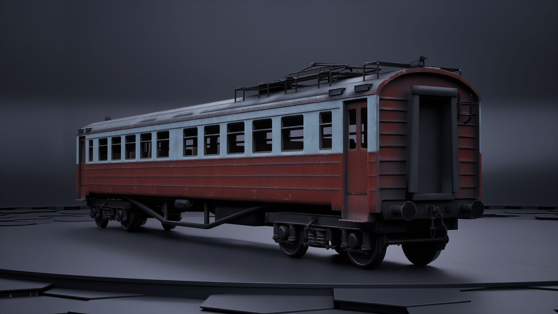 Train Wagon 3D model_5