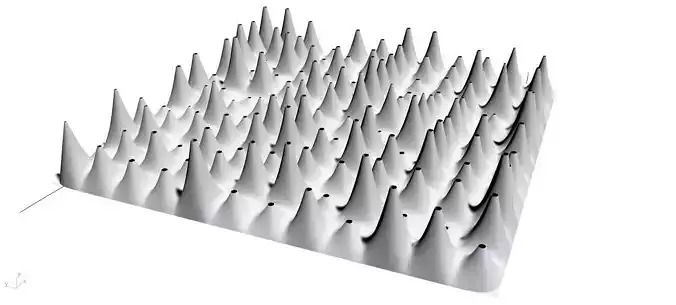 Parametric Facade Cones Design Grasshopper Rhino Files Download