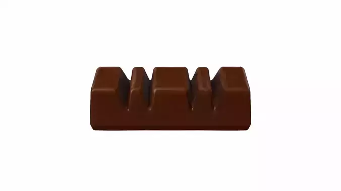 3d Render A Chocolate Bar Is A Rich Sweet
