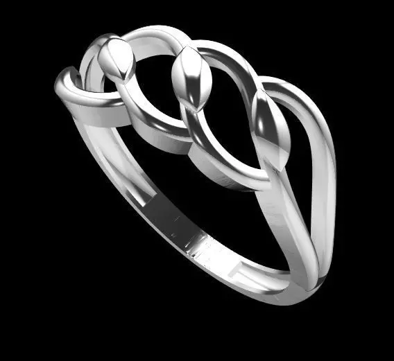 plain ring 3dm file 3D print model