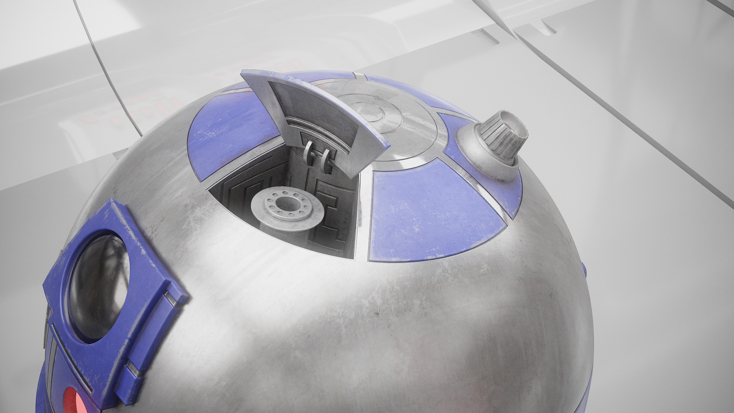 R2D2 WITH ALL INTERNAL MECHANISMS Star Wars r2d2 3D model_22