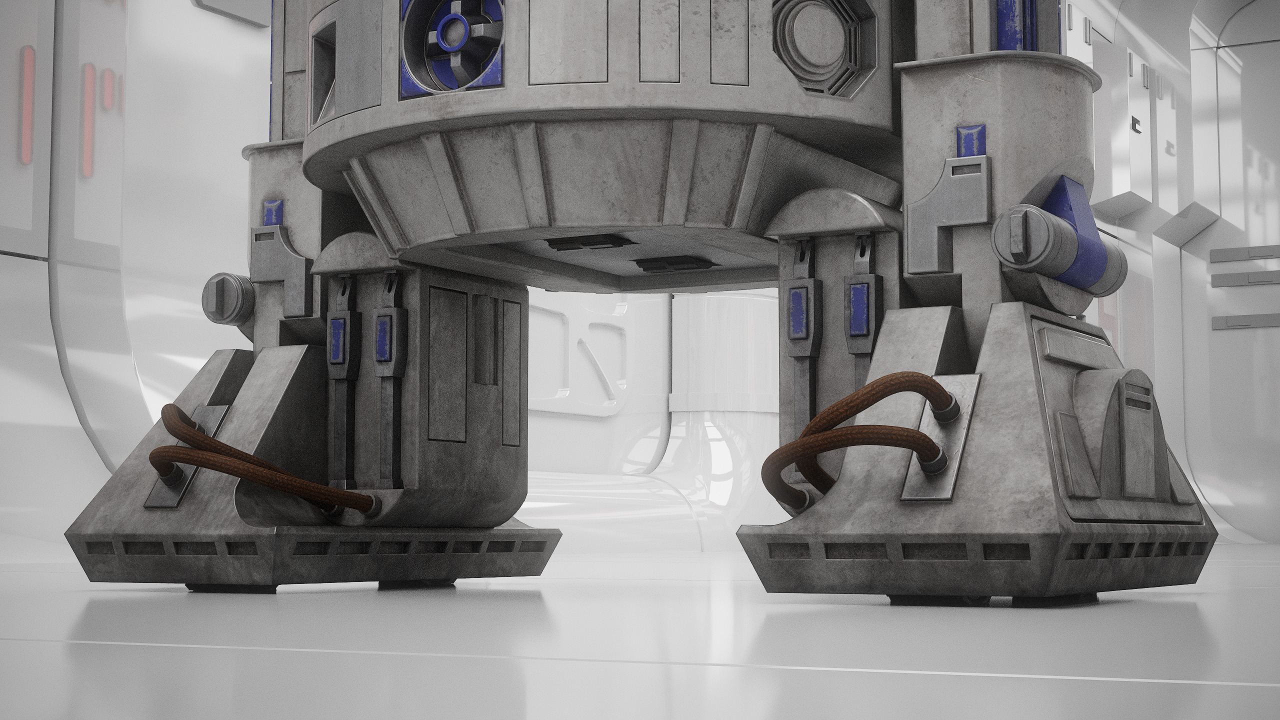 R2D2 WITH ALL INTERNAL MECHANISMS Star Wars r2d2 3D model_24