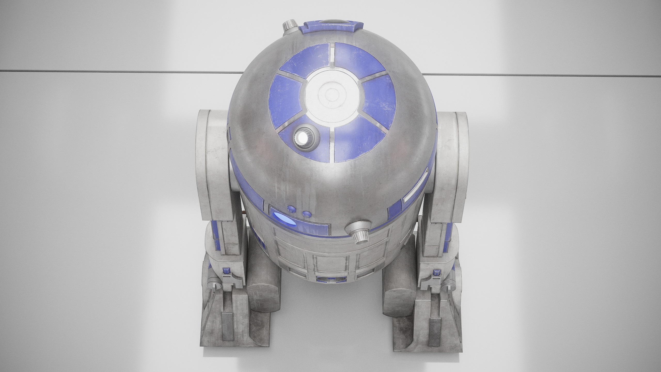 R2D2 WITH ALL INTERNAL MECHANISMS Star Wars r2d2 3D model_12