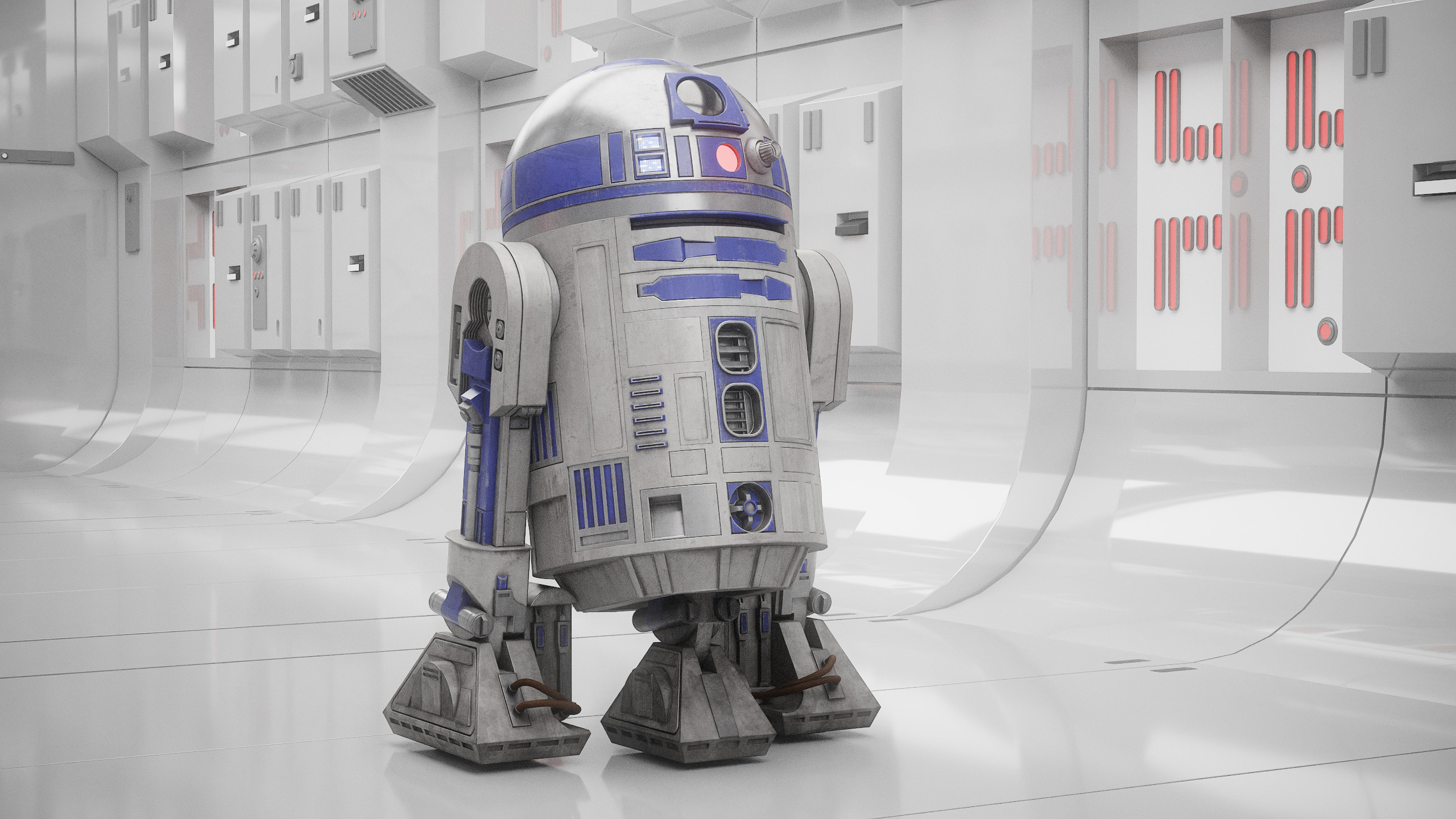 R2D2 WITH ALL INTERNAL MECHANISMS Star Wars r2d2 3D model_5
