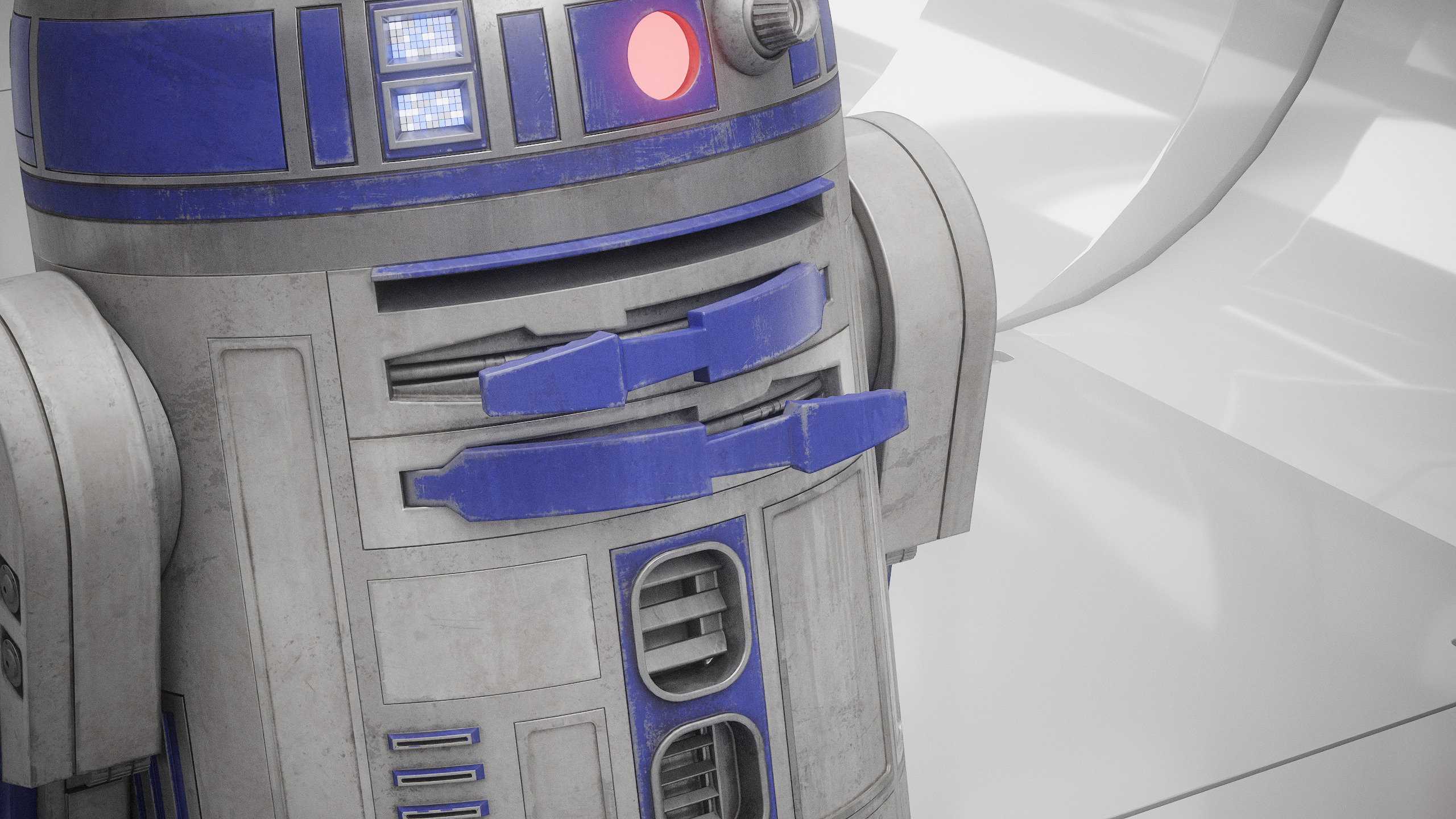 R2D2 WITH ALL INTERNAL MECHANISMS Star Wars r2d2 3D model_30