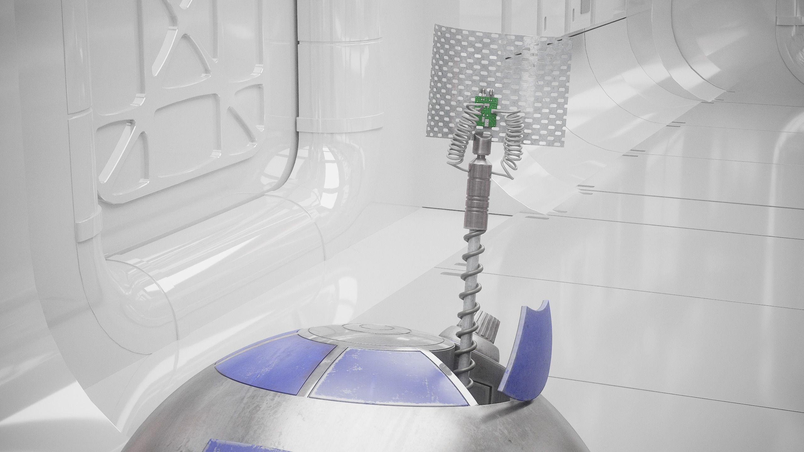 R2D2 WITH ALL INTERNAL MECHANISMS Star Wars r2d2 3D model_18