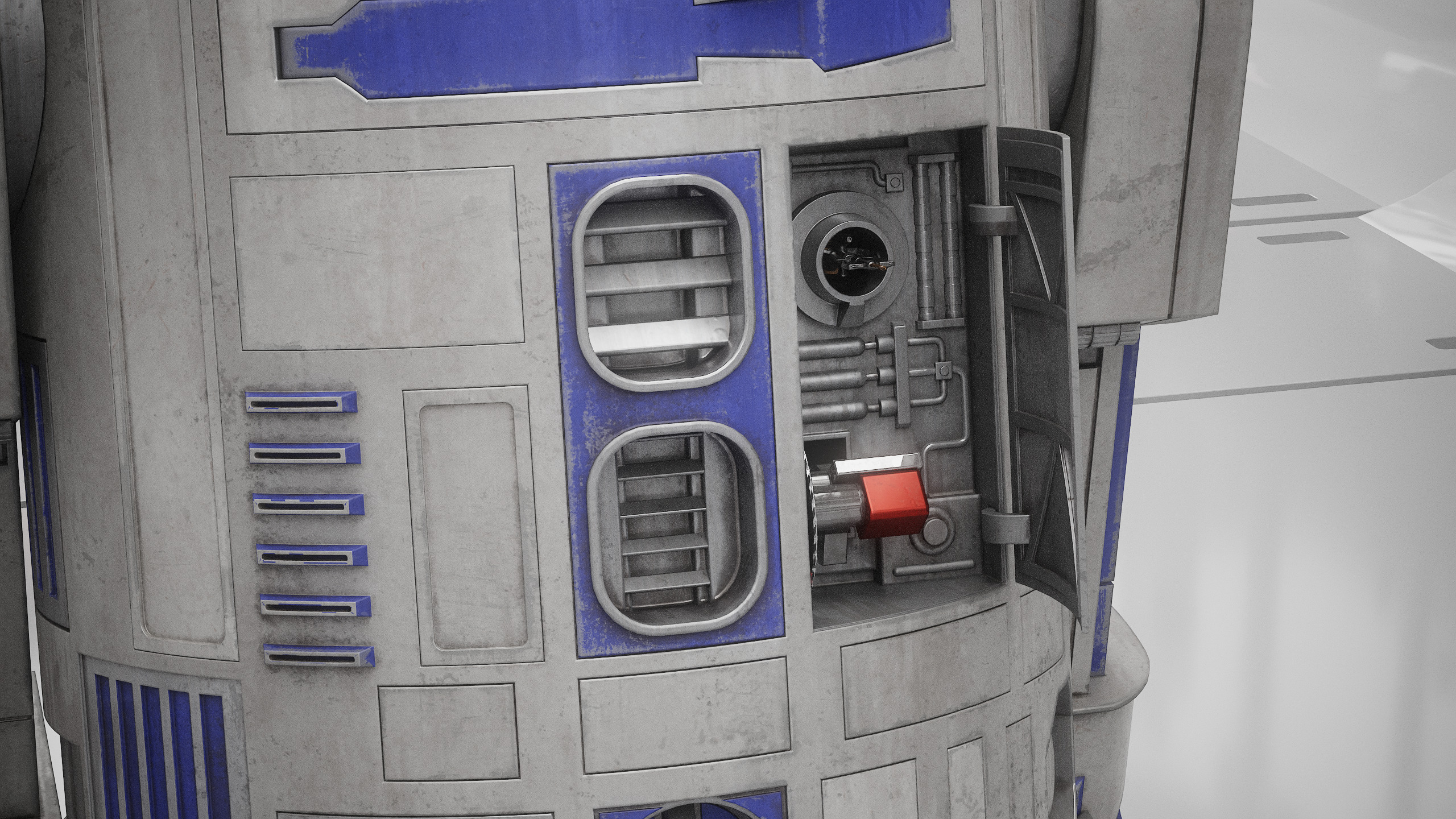 R2D2 WITH ALL INTERNAL MECHANISMS Star Wars r2d2 3D model_44