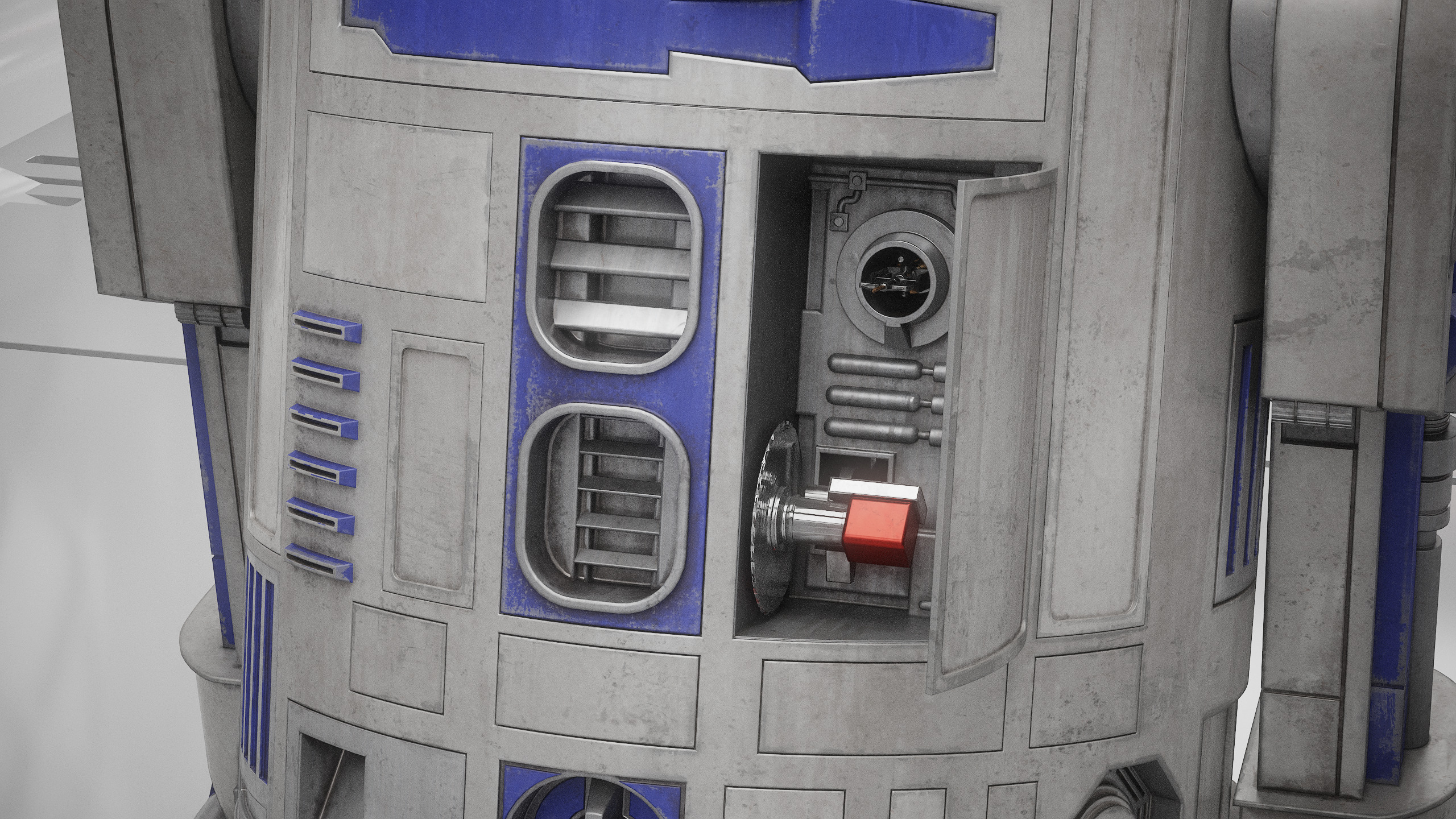 R2D2 WITH ALL INTERNAL MECHANISMS Star Wars r2d2 3D model_45
