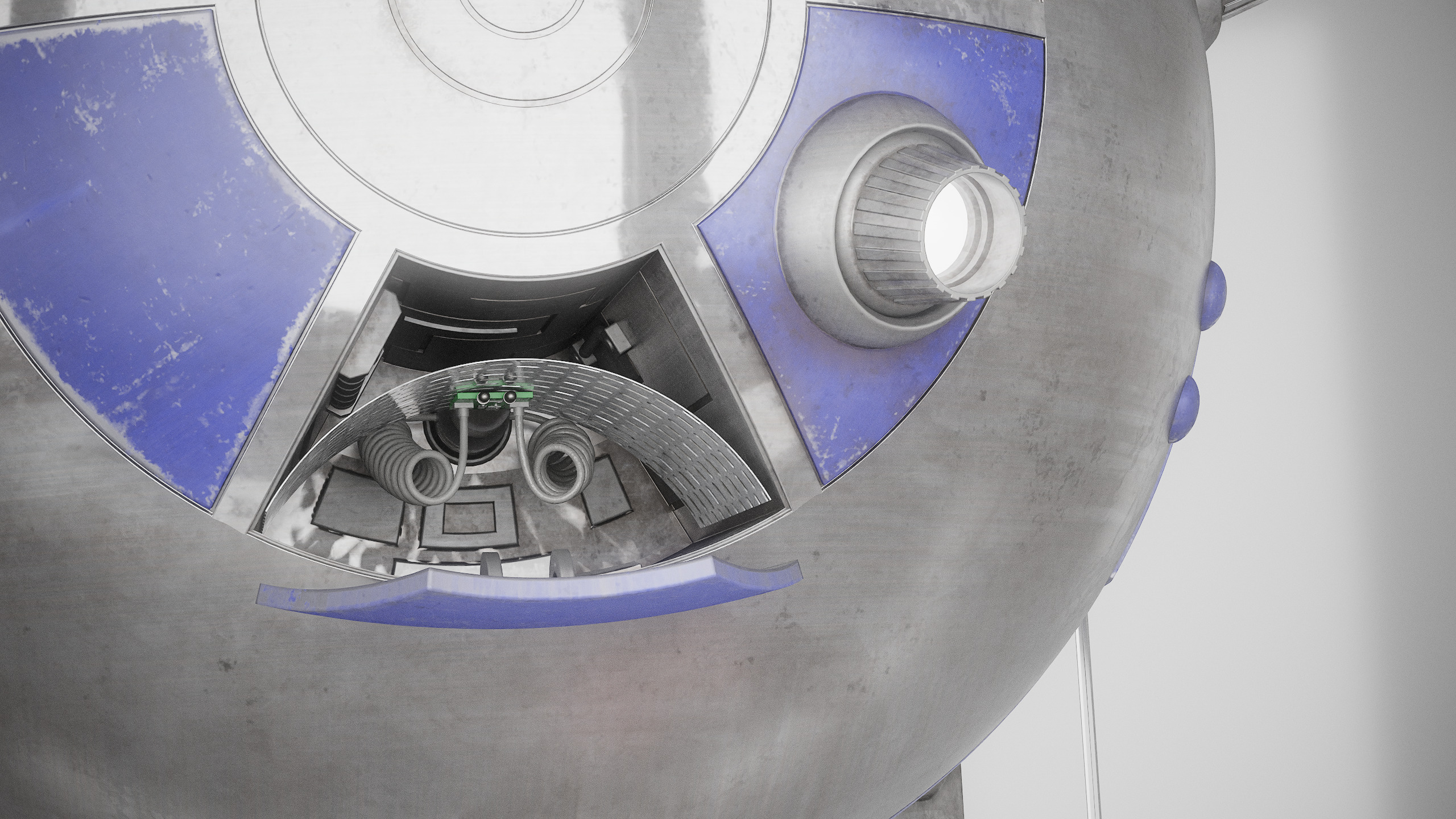 R2D2 WITH ALL INTERNAL MECHANISMS Star Wars r2d2 3D model_16