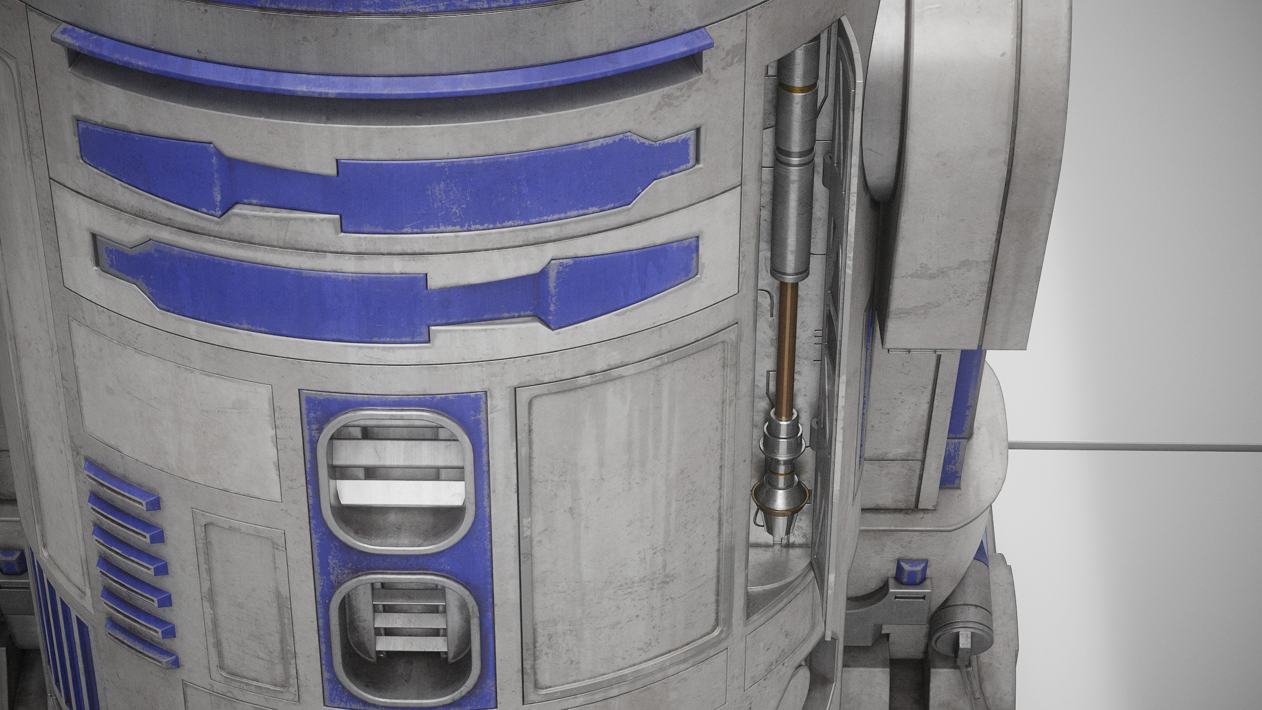 R2D2 WITH ALL INTERNAL MECHANISMS Star Wars r2d2 3D model_32