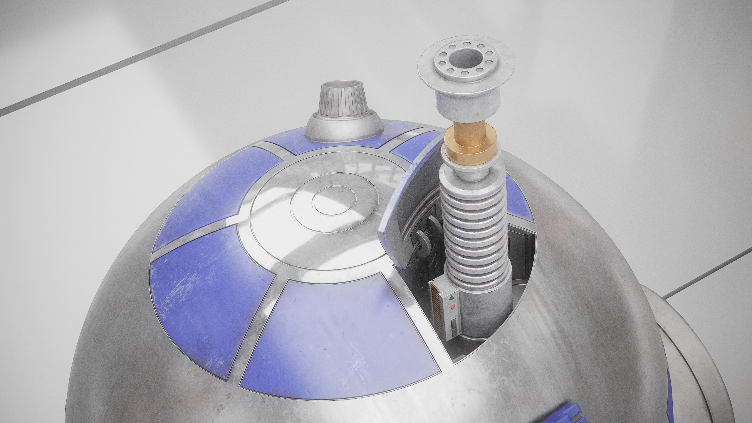 R2D2 WITH ALL INTERNAL MECHANISMS Star Wars r2d2 3D model_23