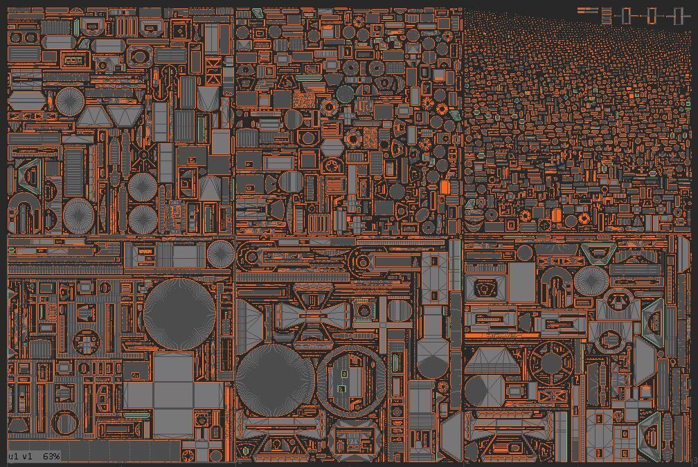 R2D2 WITH ALL INTERNAL MECHANISMS Star Wars r2d2 3D model_52