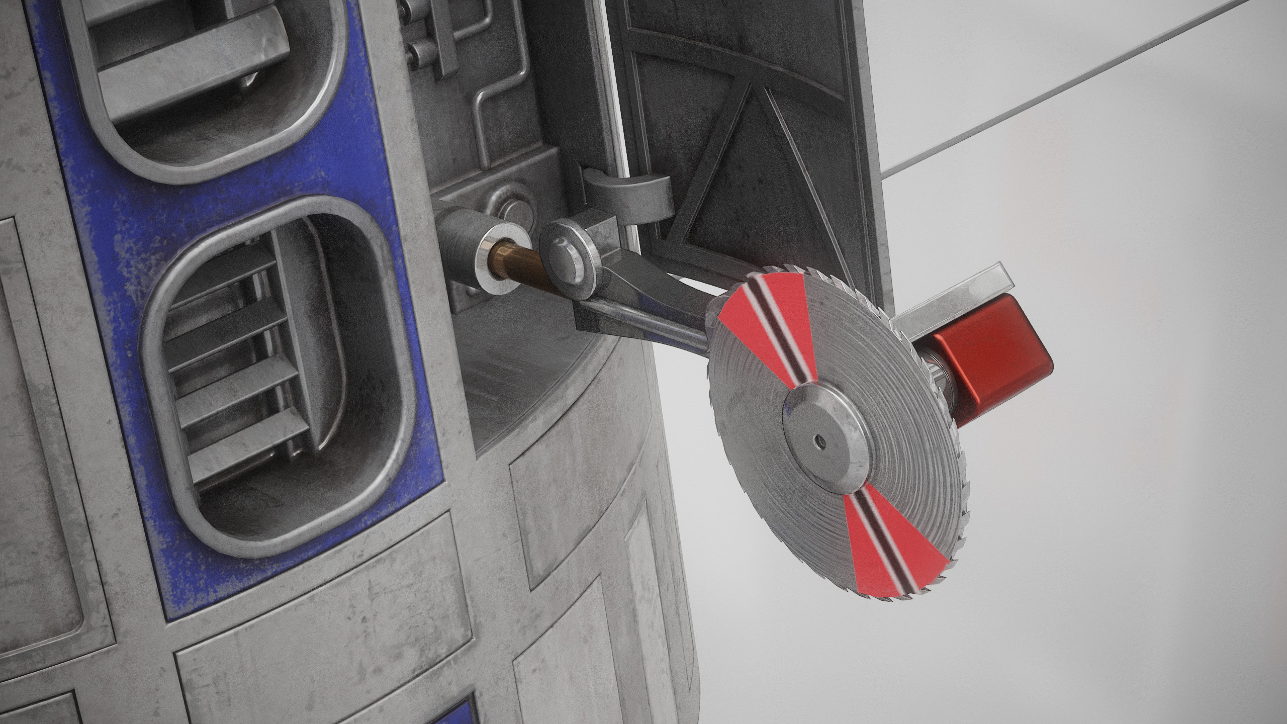 R2D2 WITH ALL INTERNAL MECHANISMS Star Wars r2d2 3D model_46