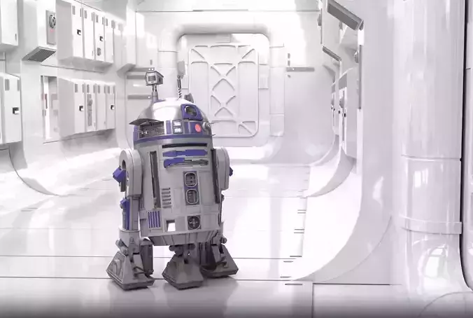 R2D2 WITH ALL INTERNAL MECHANISMS Star Wars r2d2 3D model R2D2 WITH ALL INTERNAL MECHANISMS Star Wars r2d2 3D model