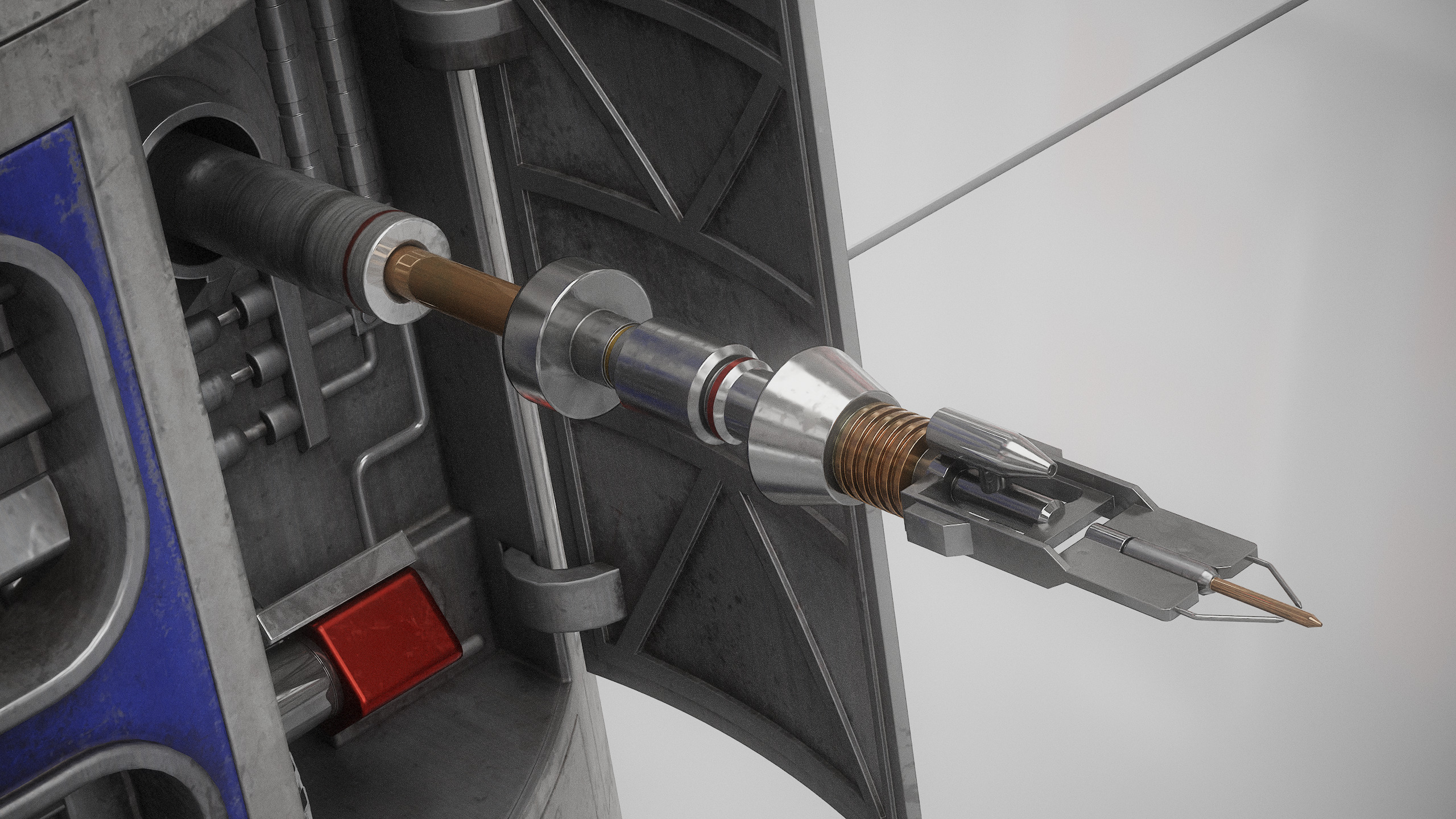 R2D2 WITH ALL INTERNAL MECHANISMS Star Wars r2d2 3D model_48