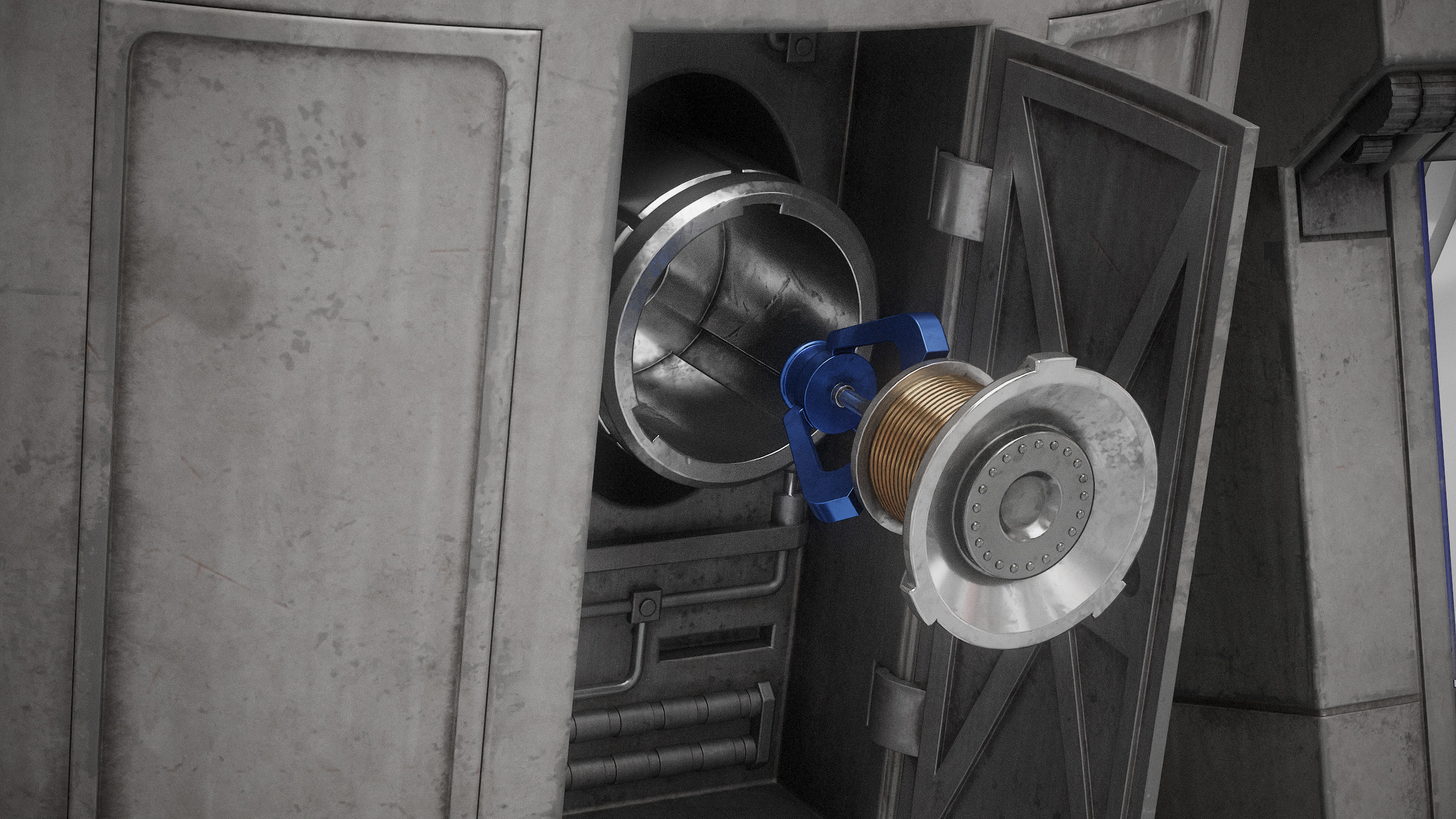 R2D2 WITH ALL INTERNAL MECHANISMS Star Wars r2d2 3D model_51