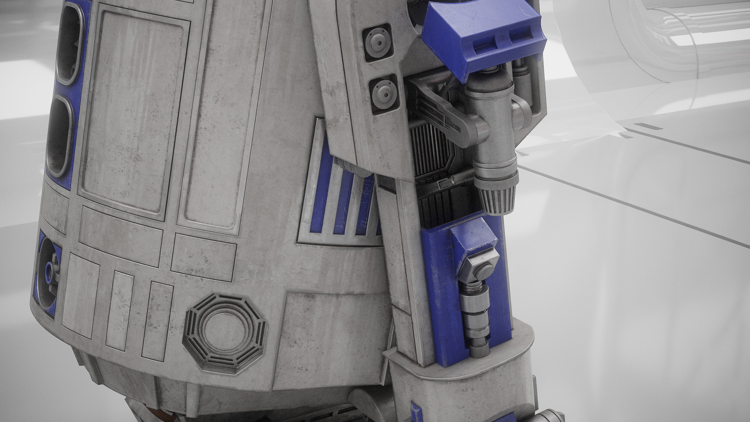 R2D2 WITH ALL INTERNAL MECHANISMS Star Wars r2d2 3D model_28