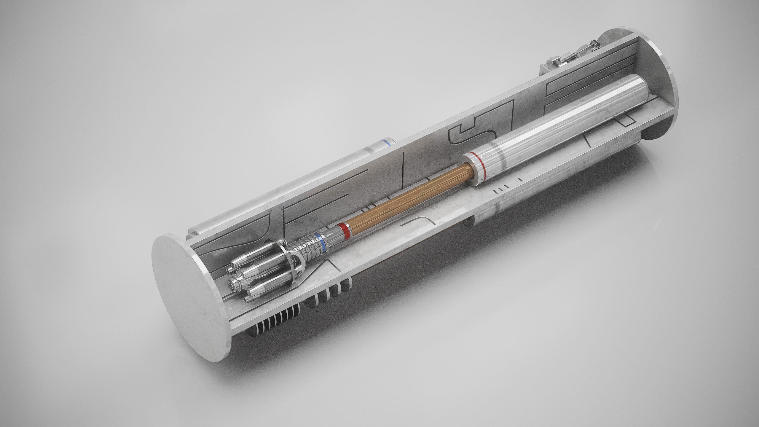 R2D2 WITH ALL INTERNAL MECHANISMS Star Wars r2d2 3D model_39