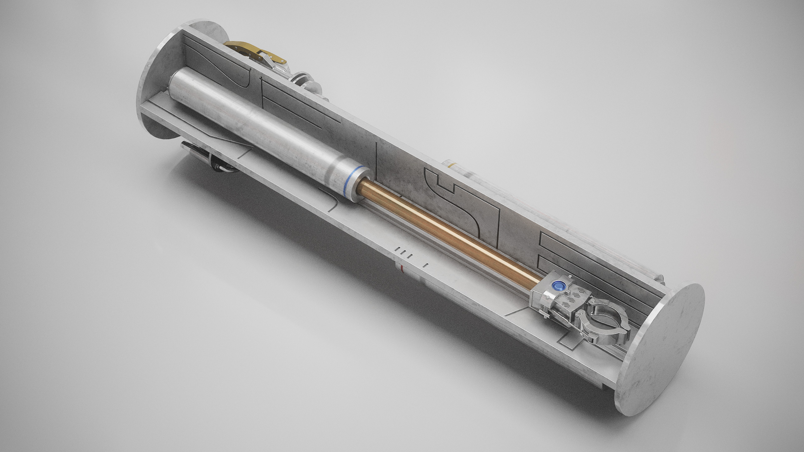 R2D2 WITH ALL INTERNAL MECHANISMS Star Wars r2d2 3D model_36