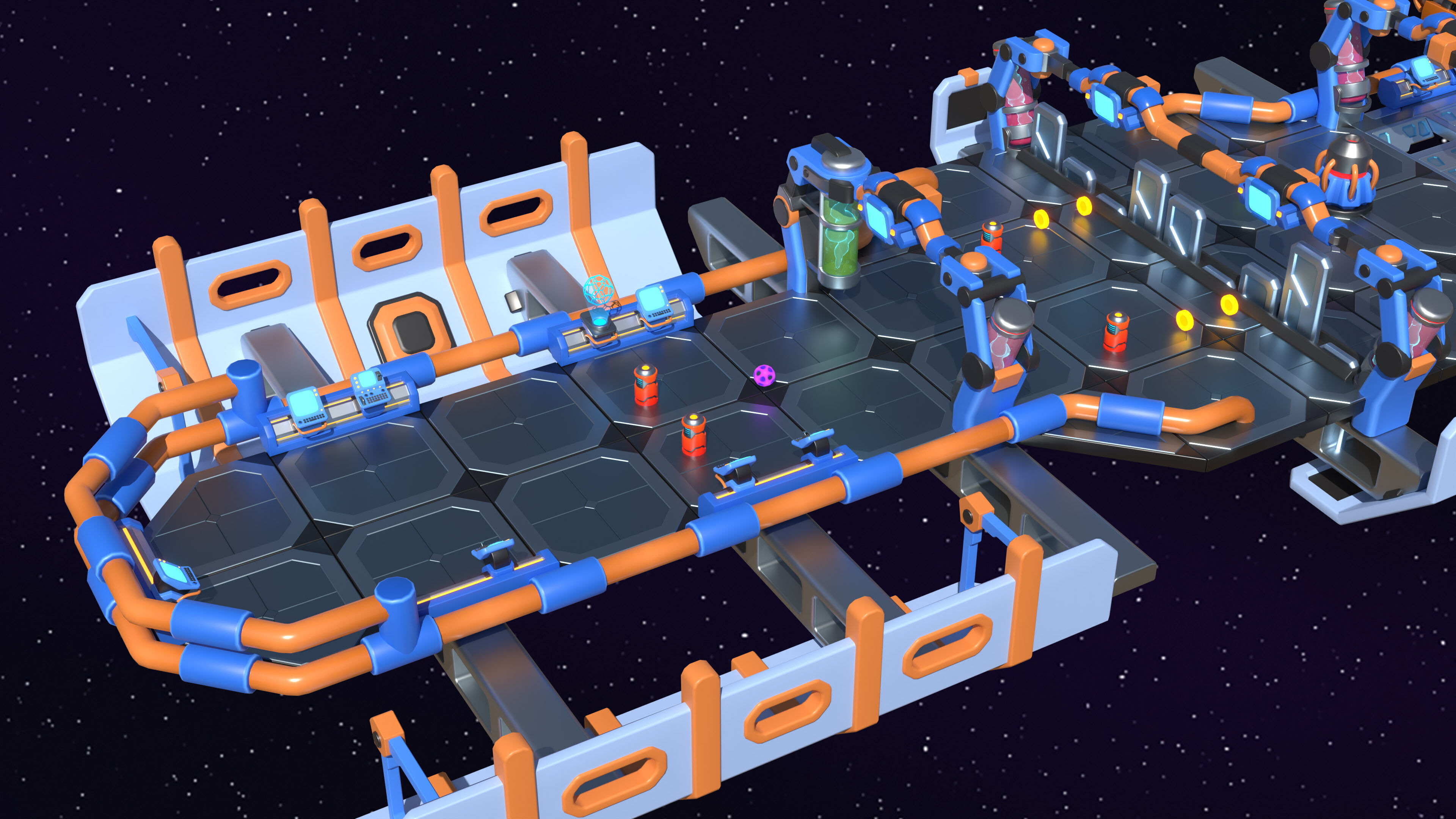 Platformer 14 Sci-Fi Low-poly 3D model_23