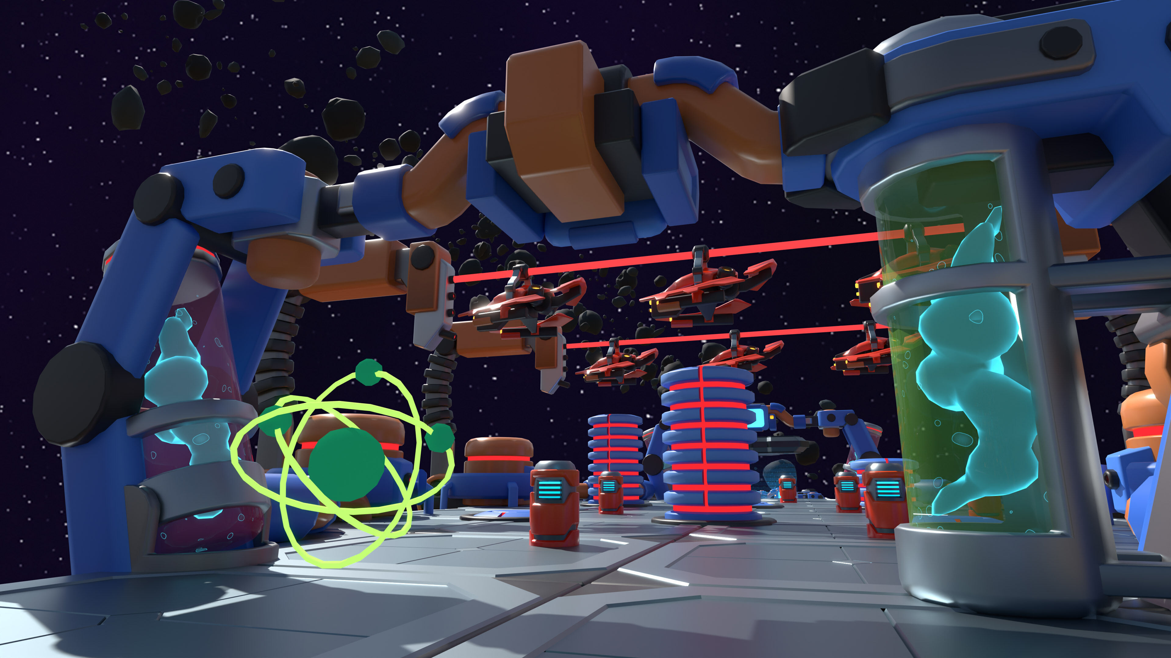 Platformer 14 Sci-Fi Low-poly 3D model_27