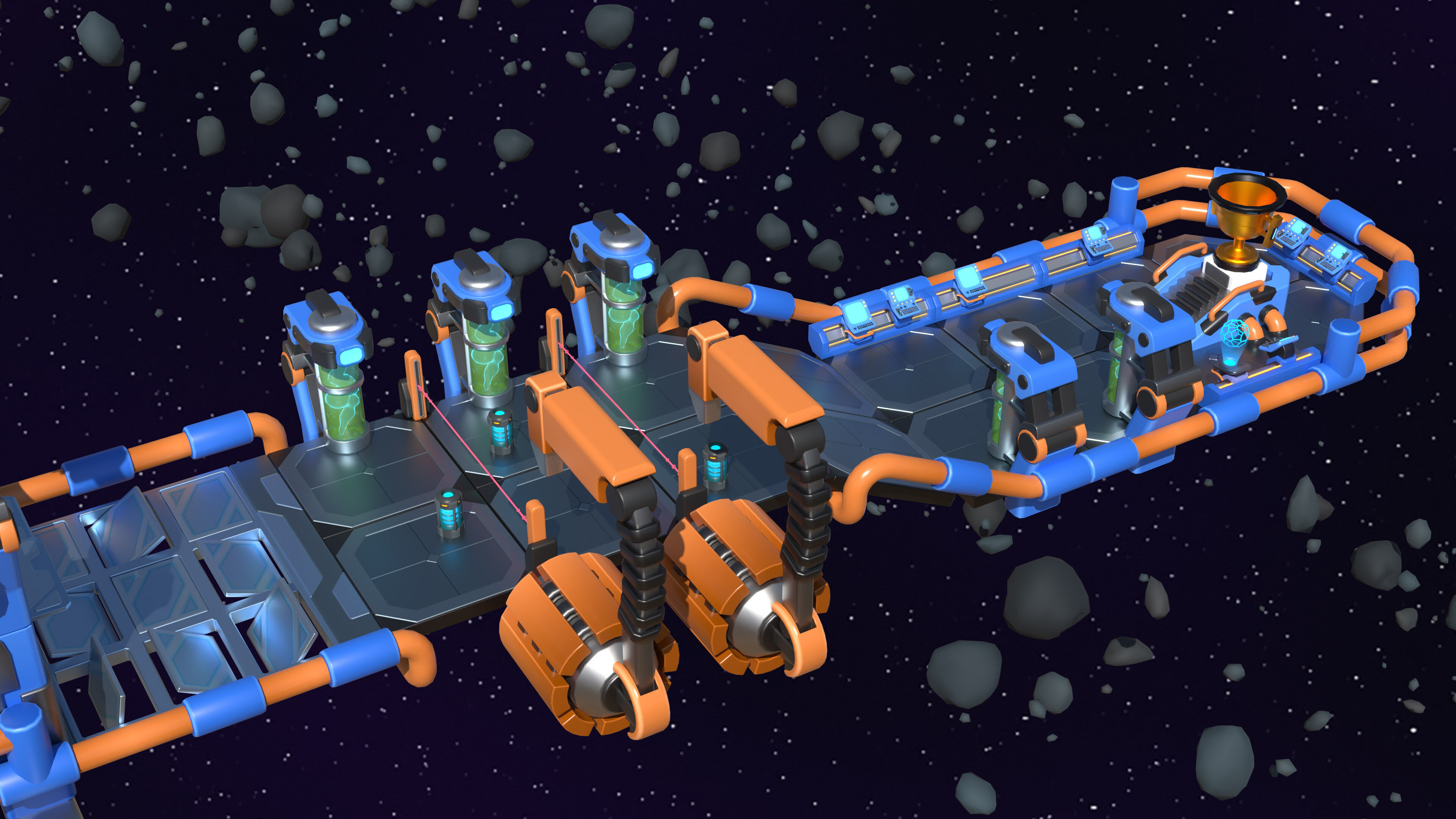 Platformer 14 Sci-Fi Low-poly 3D model_16
