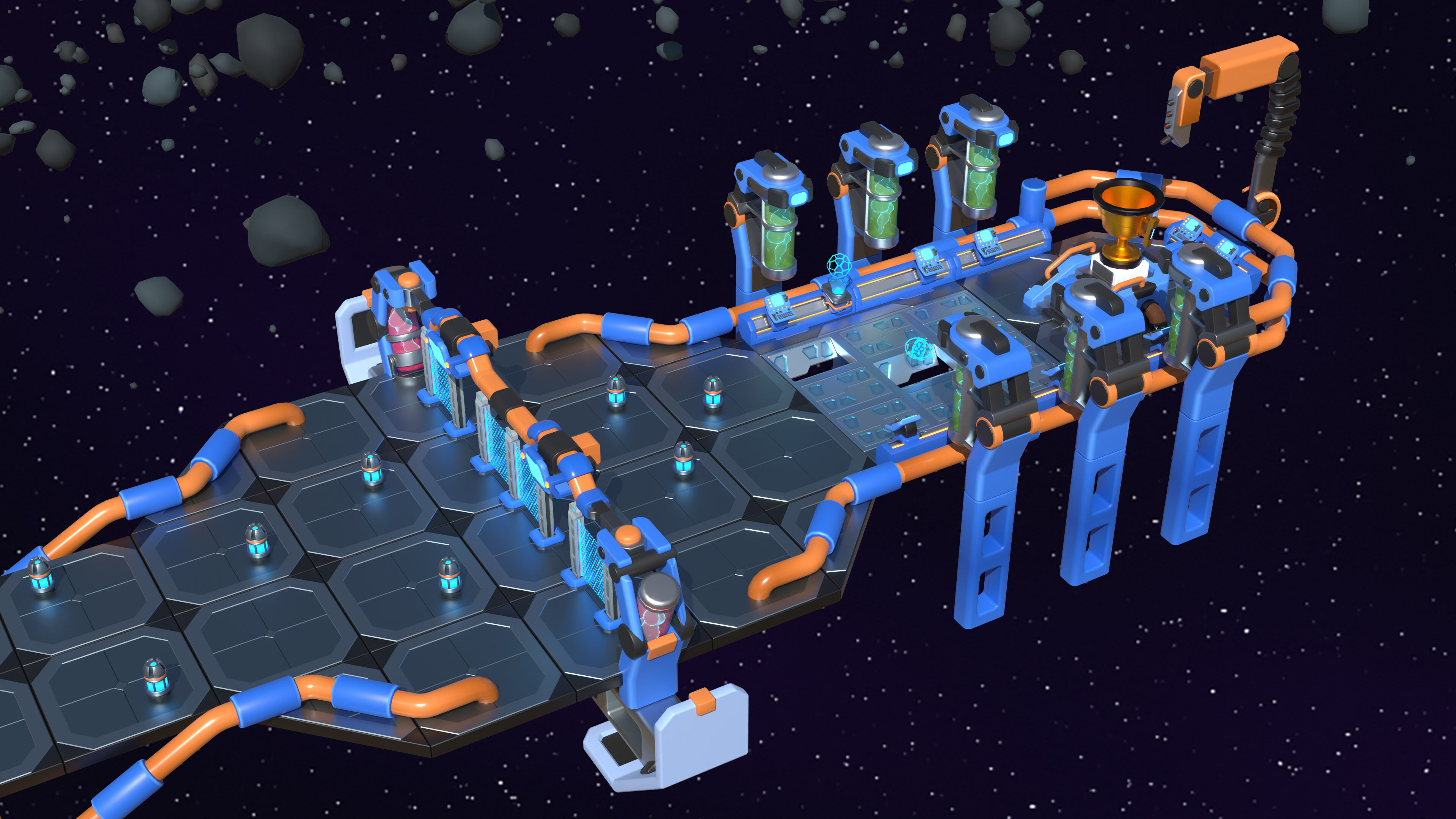 Platformer 14 Sci-Fi Low-poly 3D model_8