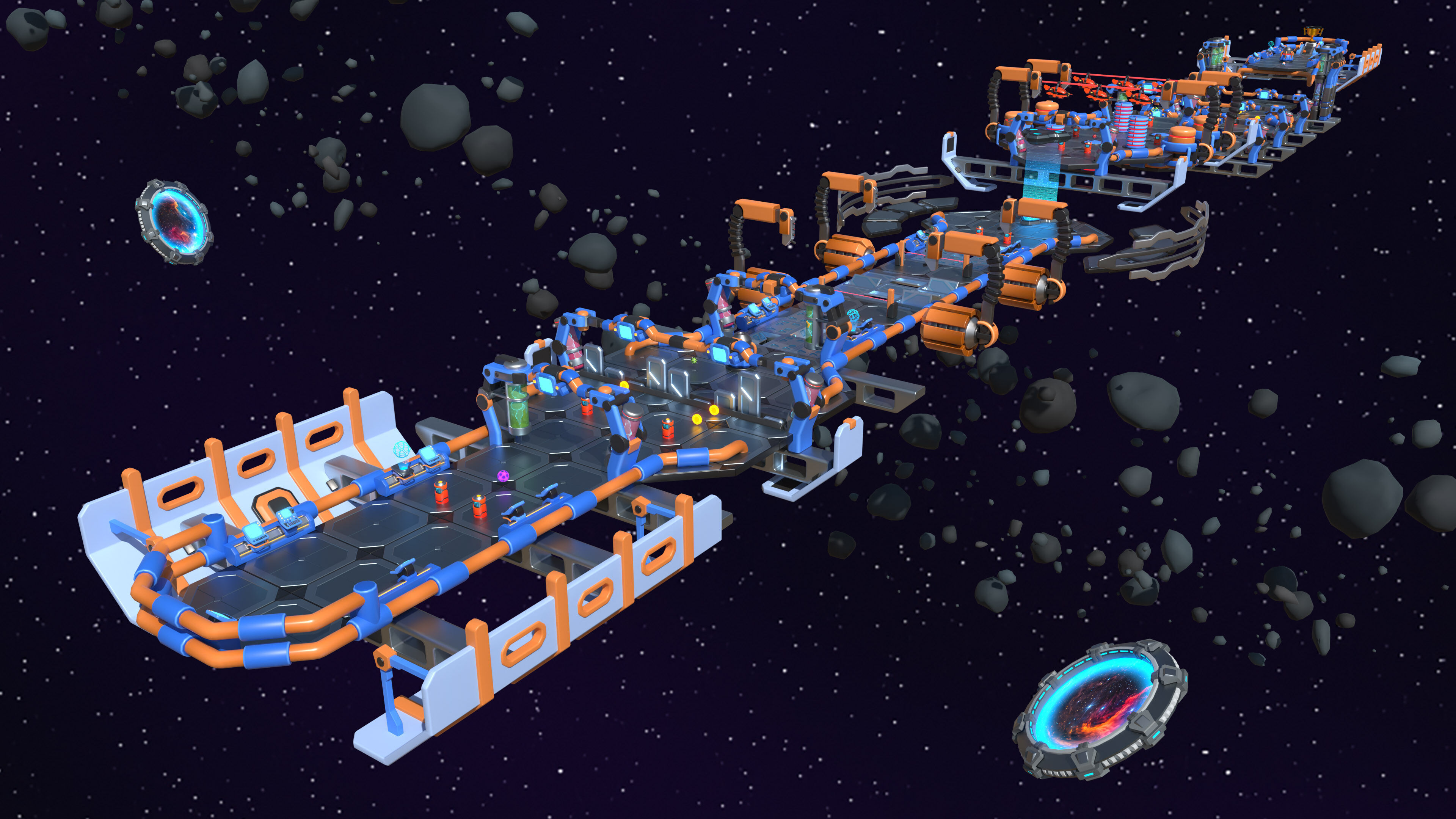 Platformer 14 Sci-Fi Low-poly 3D model_22