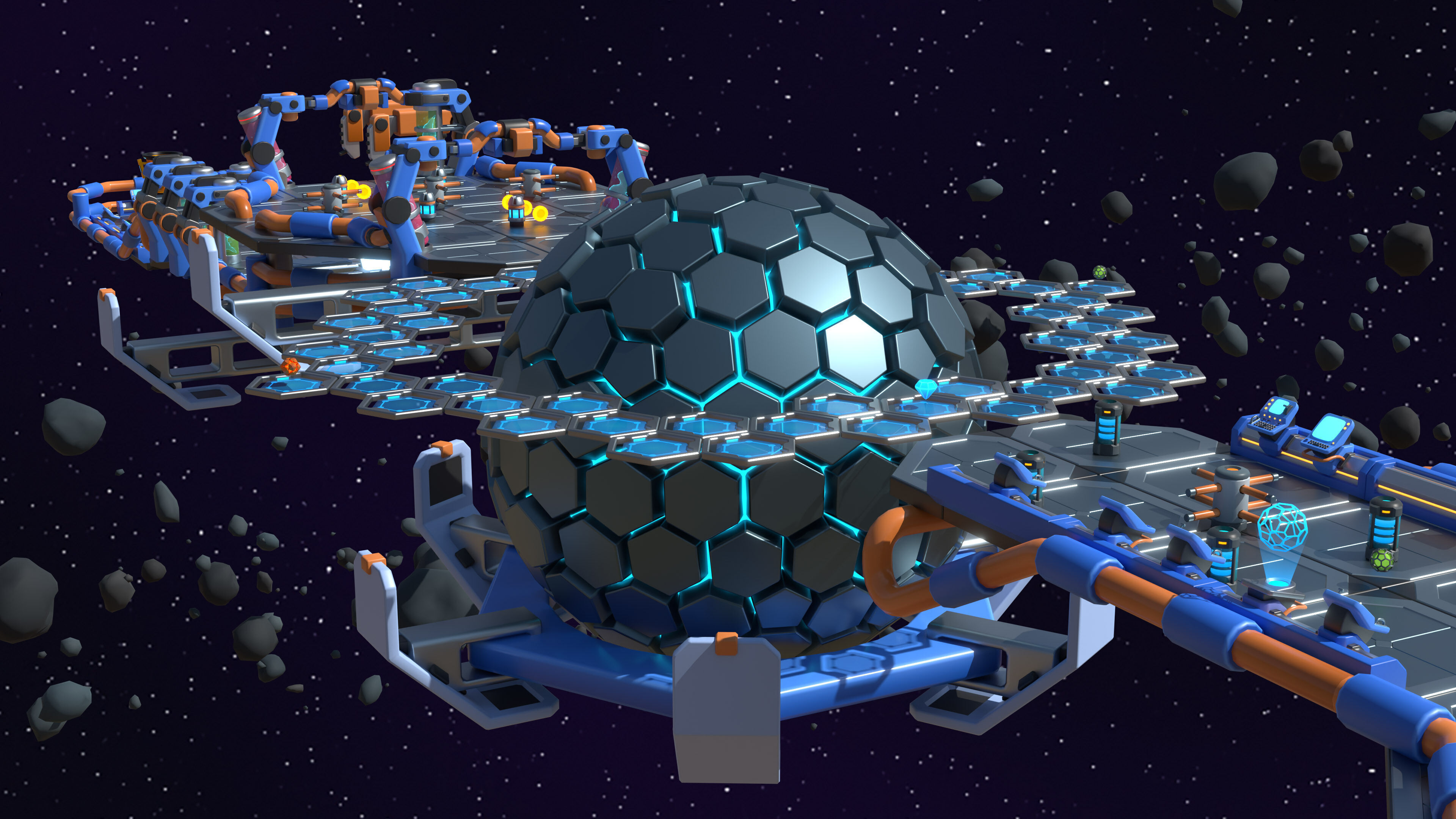 Platformer 14 Sci-Fi Low-poly 3D model_19