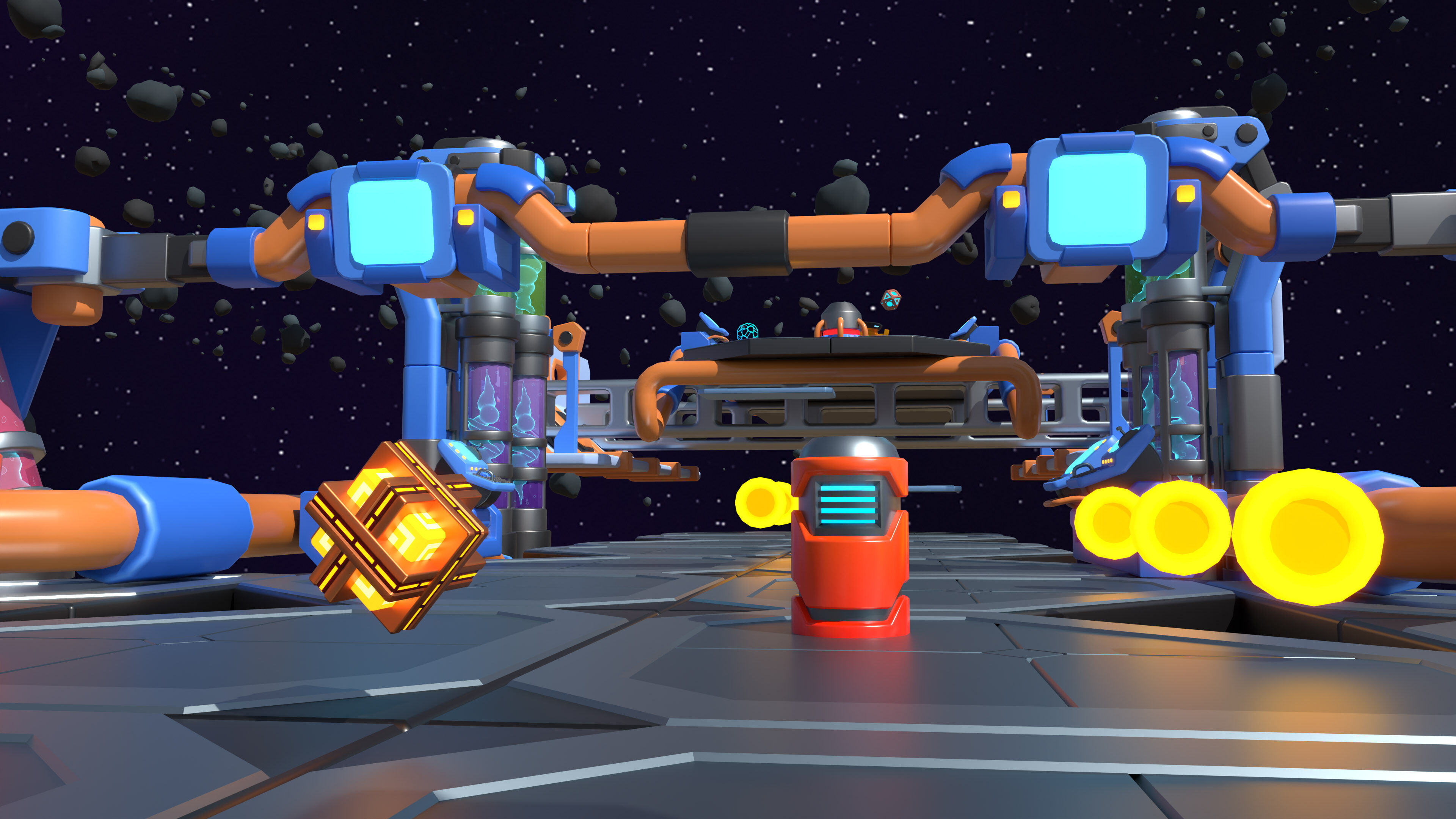 Platformer 14 Sci-Fi Low-poly 3D model_28