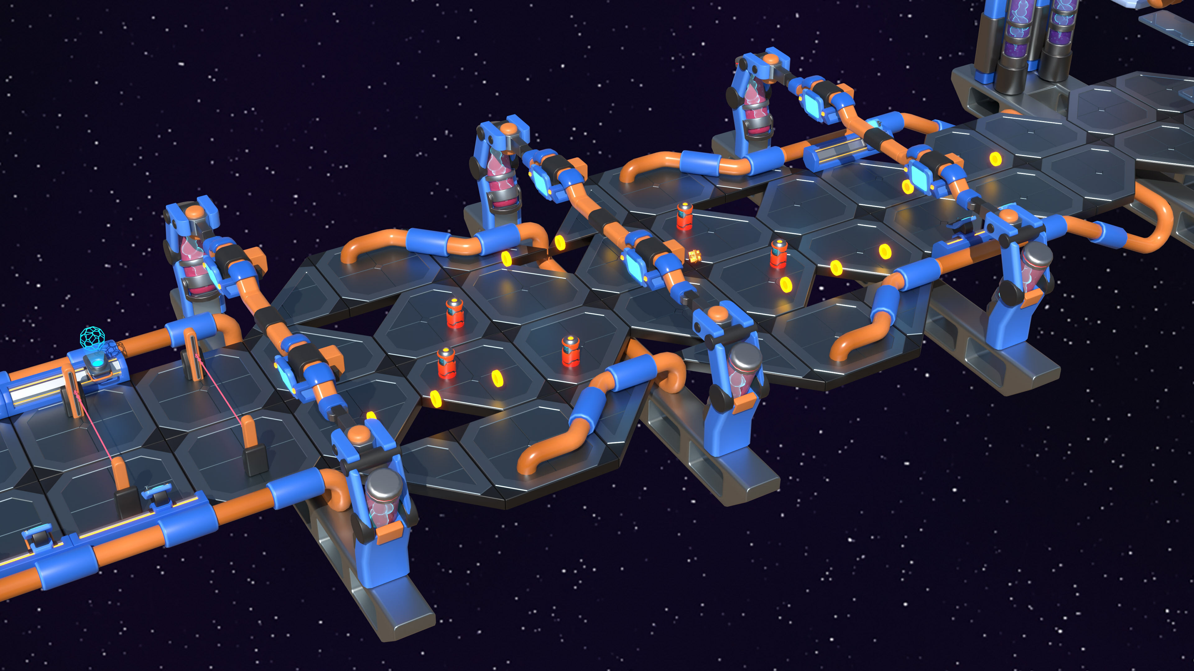 Platformer 14 Sci-Fi Low-poly 3D model_25